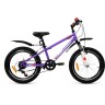 Велосипед FORWARD UNIT 20 2.2 (2021) фиолетовый/белый 74423 FIOLETOVYII/BELYII